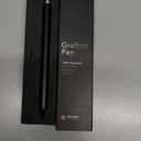 WRITECH Gel Pens Fine Point: Premium Metal Barrel Retractable 0.7mm Black Ink Pen 2ct with 2 Refills No Smear & Bleed Quick Dry Smooth Writing Silent Click Luxury Up-Gel