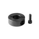 4 PCS Single Split Clamp-On Shaft Collar 45# Steel One-Piece Clamping Collar Locking Collars 1 inch ID 1 3/4inch OD 1/2 Thickness Used in Various Equipment and Machinery to Secure Gears