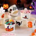 Lzerking 180 Count Ice Cream Cups Disposable 8 oz, Small White Dessert Bowls for Sundaes, Snacks, Popcorn, Soup & Parties