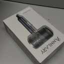 Hair Dryer with Comb | 1800W Blow Dryer with Diffuser for Curly Hair | Plasma Ionic Hairdryer for Frizz Control | Foldable & Protable Design for Travel | 6.5 ft ALCI Cord (Black)