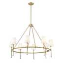 Millennium Lighting 16608-VB - Adorra 40" Wide 8-Light Chandelier - Vintage Brass