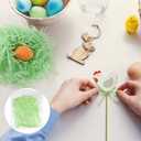 AVOIN Easter Grass, 9 Oz Easter Basket Grass, Shredded Tissue Easter Grass Basket Filler, Easter Grass Paper for DIY Easter Gift Wrapping, Easter Egg Stuffer Party Supplies (Green)