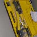 ALL-CARB 16 Ton Hydraulic Cable Lug Terminal Crimper Wire Crimping Tool with 11 Dies for Crimping Wires and Butt Connectors