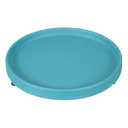 YELARXI 7.9 Inch Ceramic Plant Saucers, Round Flower Planter Water Trays Ceramic Plant Saucer Pot Tray -Fitting for (Outdoor/ Indoors/ Garden/ Planting/ Water/ Flower/ Coffee) Lake Blue