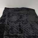 Luxury Velvet Fluffy Area Rug Modern Rugs for Bedroom Living Room  Black 32x54 Inch