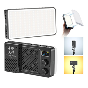 ULANZI 40W Bi-Color Portable Video Light, 5000mAh Rechargeable LED Camera Light, Battery, 8 Scene Modes, 2700-6500K Mini Studio Lighting for YouTube, Vlogging, Live Streaming, Photography