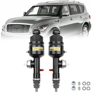 Dasbecan 56210-1LA4A 56211-1LA4A Hydraulic air suspension shock absorber strut rear left & right Compatible With Infiniti QX56 2011-2013 Infiniti QX80 2014-2023 Replace E6210-1LA7B E6211-1LA7B