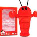 Menstruation Crustacean Lobster by Relatable, Microwavable Heating Pad for Period Cramps, Cuddly Plushies, Relaxing Gifts for Mom, Includes 1 Lavender Scented Heating Pad Plushy