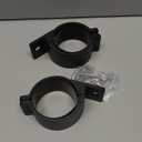 Audak 1 Pair 3 Inch Aluminum Mounting Bracket Tube Clamp for Bullbar Roof Rack Roll Cage (75-77mm/2.95-3.03 Inch Adjustable)