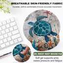Sea Turtle Mouse Pad with Gel Wrist Support, Smooth Surface Ergonomic Mouse pad, Non-Slip Pain Relief Desk Mat for Gaming, Work & Office Desktop 1