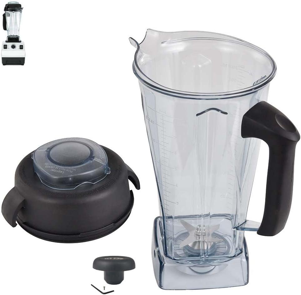 For Blenders 64Oz Container, replace 5000 5200 6300 6500 7500 Pro 200 500 750 vm0101 vm0102 E310 320, compatible with Classic/Explorian/Professional/Propel Series Pitcher Jar Cup