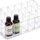 Essential Oil Holder,18 Slots Plastics Essential Oil Storage,for Bottles Perfumes and Nail Polish Shelf,Essential Oil Organizer,Makeup Storage Rack