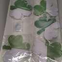 15Pcs St Patricks Day Hanging Decorations - Shamrock Honeycomb Paper Irish Ceiling Decor for Table Centerpiece Birthday Party Favor