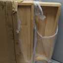 2 Tier Pull Out Cabinet Organizer, 23"W x 21"D Solid Wood Heavy-Duty Base Bottom Assembly Slide out Drawer Shel Cabinet Organization for Kitchen, Pantry, Bathroom