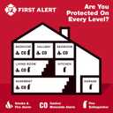 First Alert Carbon Monoxide Detector, Plug-In Alarm with Battery Backup, CO606, White, 1-Pack
