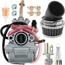 5HN-14101-00-00 Carburetor for Yamaha TTR 90 TTR90 2000-2003 TTR90E 2003-05 TTR90EV 2006 TTR90EW 2007 5HN-14101-01-00 5HN-14101-10-00 with Air Filter and Valve Petcock
