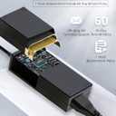 Laptop Charger for Lenovo IdeaPad Charger - IdeaPad 1 3 5 1i 15IJL7 15IAU7 330 320 330s S145 S340, Flex 4 5 6 1470, V15 G4 ABP, V15 G2 ALC, V14, V17 Laptop Computer Business Student Power Cord hp Blue