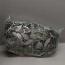 6 Feet Snow Flocked Christmas Garland for Mantle White Garland with Silver White Balls Snowflake Pine Cones for Fireplace Table Centerpiece Front Door Staircase Decoration (Silver, Green)