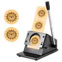 32mm Button Paper Cutter Graphics Punch Cutter for 1.26" Button Making, 44mm Circle Cutter Punch for Photopaper Artpaper Scrapboard Cutting