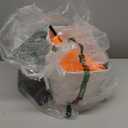 Heated Chicken Waterer, Poultry Water Heater for Winter with 4-Nipple, Thermostatically Controlled, 4 Adjustable Heights, Anti-Freezing Watering System for Coop Accessories (Orange, 7L)