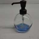 iDesign Bronze York Glass Soap Pump,Holds 12 oz. of liquid