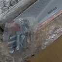 Stainless Steel Straight Spring Loaded Mud Flap Hanger,Round Tube Style,1-1/8" Bolt Spacing,30" Length.with 7 inch Enhanced Spring Inside.with 2pcs Reflective Plate