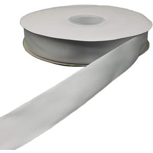 100 Yards 1 inch Wide Solid Satin Ribbon Roll, Gift Wrapping Hair Bows Party Wedding Supply (White)