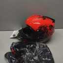 Full Face Dirt Bike Helmet DOT Certified - Complete Adult ATV Helmet Kit with Goggles, Gloves & Mask, Adjustable Visor, Quick Release, Medium