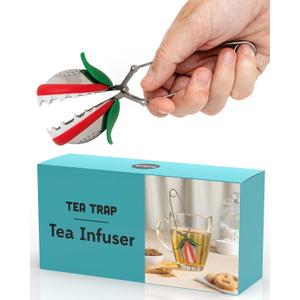 Cute Tea Infuser by OTOTO - Loose Leaf Tea Steeper, Tea Accessories, Tea Diffusers, Tea Infuser for Loose Leaf Tea, Tea Strainers, Cute Gifts, Tea Gift Set, Kitchen Gifts, Cooking Gadgets