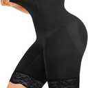 Nebility Shapewear for Women Tummy Control High Waisted Body Shaper Shorts Thigh Slimmer Butt Lifter Panties Underwear M