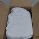 Plastic Waterproof Zippered Style Mattress Protector Twin Size (39" x 75") and 8 Inch Deep, Heavy Duty Vinyl Plastic Bed Cover, White - 1 Each