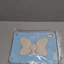 DUEDUE for iPad(A16) 11th Generation 11 Inch 2025 Case, iPad 10th Generation 10.9 inch 2022 Case, Butterfly Wings Kickstand Heavy Duty Shockproof Protective Tablet Cases for Kids, Beige/Blue