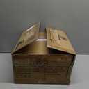 LEDIARY Caged Ceiling Fans with Lights, White Flush Mount Ceiling Fan with Remote&App, Small Low Profile Bladeless Ceiling Fan Light Fixture for Bedroom, Kitchen, Dining Room-White Gold Color (Medium)