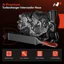 A-Premium Turbocharger Intercooler Hose Compatible with Mercedes-Benz | for Mercedes-Benz X204 GLK200 GLK250, 2008 2009 2010 2011 2012 2013, Replace# 2045285282, A2045285282
