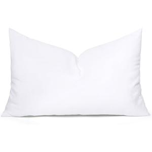 MIULEE Throw Pillow Insert Premium Pillow Stuffer Sham Rectangle for Decorative Cushion Bed Couch Sofa 12x22 Inch