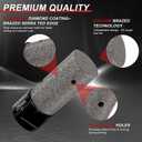 3 x Diamond Finger Bit 25mm (1") for Enlarging, Shaping & Beveling Holes in Porcelain, Ceramic, Granite, Marble Tiles  M14 Thread, Wet/Dry Use