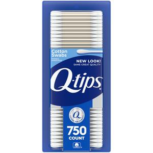 Qtips Cotton Swabs For Hygiene and Beauty Care Original Cotton Swab Made With 100% Cotton 750 Count
