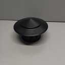 Semetall 4" Round Chimney Cap,304 Stainless Steel Chimney Cover,Cone Top Chimney Cap,Stove Pipe Chimney Cap,Black