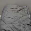 MUXHOMO 7 Pieces Full Comforter Set, Reversible Bed in a Bag Full Size, All Season Bedding Set with Comforter, Flat Sheet, Fitted Sheet, Pillowcases & Shams, Dark Grey & Light Grey (Full (82"x86"))