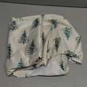 Horaldaily Christmas Tablecloth 60×84 Inch Oval, Trees Green Boho Washable Table Cover for Party Picnic Dinner Decor