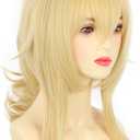karlery Women Blonde Ponytail Princess Pigtail Wig Halloween Costume Anime Cosplay Wig (10.16 x 8.23 x 2.05 in)
