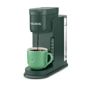 Keurig K-Express Single Serve K-Cup Pod Coffee Maker, 3 Brew Sizes, Strong Button Feature, 42oz Removable Reservoir, Evergreen