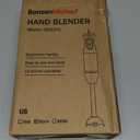 Bonsenkitchen Hand Blender, Immersion Blender with 2 Mixing Speed, Electric Handheld Mixer Portable Stick Mixer with Stainless Steel Blades for Soup, Smoothie, Puree, Baby Food