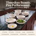 GOTHAM STEEL PRO 13 Pc Anodized Titanium Ceramic Cookware Set Nonstick