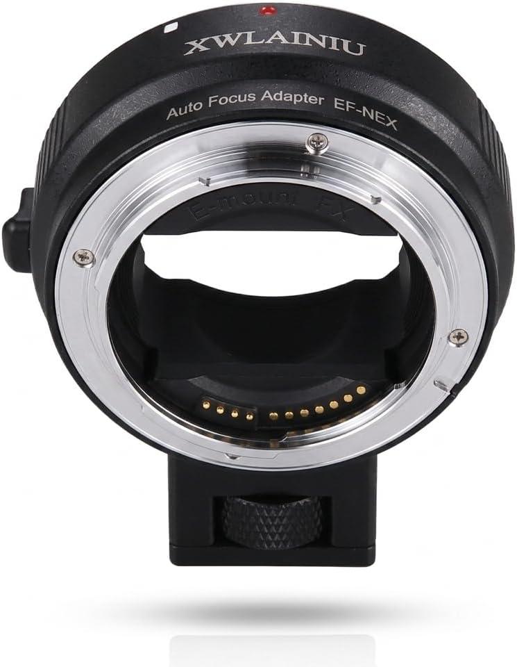 EF-E AF Adapter for Canon EF/EF-S to Sony E-Mount Camera | Canon EF/EF-S to Sony E adapter with full AF/EXIF/IS, CNC alloy, zero image loss, fits A7 series.