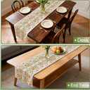 2 x Spring Table Runner 13x72 inch, Floral Spring Decor for Table, Party, Home - Farmhouse Floral Decroations