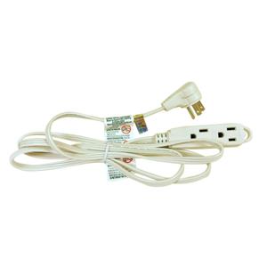 Royal Designs, Inc CO-9001-WH-6-2 Series Royal Designs Flat Plug Extension Cord for Indoor & Outdoor, 6 ft Long, White, 6 Outlet Prong Grounded Wire UL Listed, 1 Pack Royal Designs, Inc CO-9001-WH-6-2 Series Royal Designs Flat Plug Extension Cord for Indoor & Outdoor, 6 ft Long, White, 6 Outlet Prong Grounded Wire UL Listed, 1 Pack