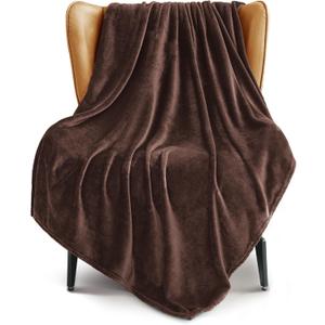 Exclusivo Mezcla Extra Large Fleece Throw Blanket for Couch, Sofa, 300GSM Super Soft and Warm Blankets, Coffee Throw All Season Use, Cozy, Plush, Lightweight, 50x70 Inches (Throw XL (50"x70"))