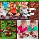 Blulu 30 Pack Mini Foam Football 2.17" Mini Football Party Favor Stress Ball Bulk Small Foam Sports Valentines Ball for Birthday Carnival Reward Party Bag Gift Filler(Dark Brown)