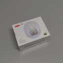 Wireless Touchscreen Earbuds with Smart Touch Screen Case - TWS True Wireless Bluetooth 5.4 Headphones - ANC Active Noise Cancelling - Blue Tooth Earphones for iPhone Android (White)